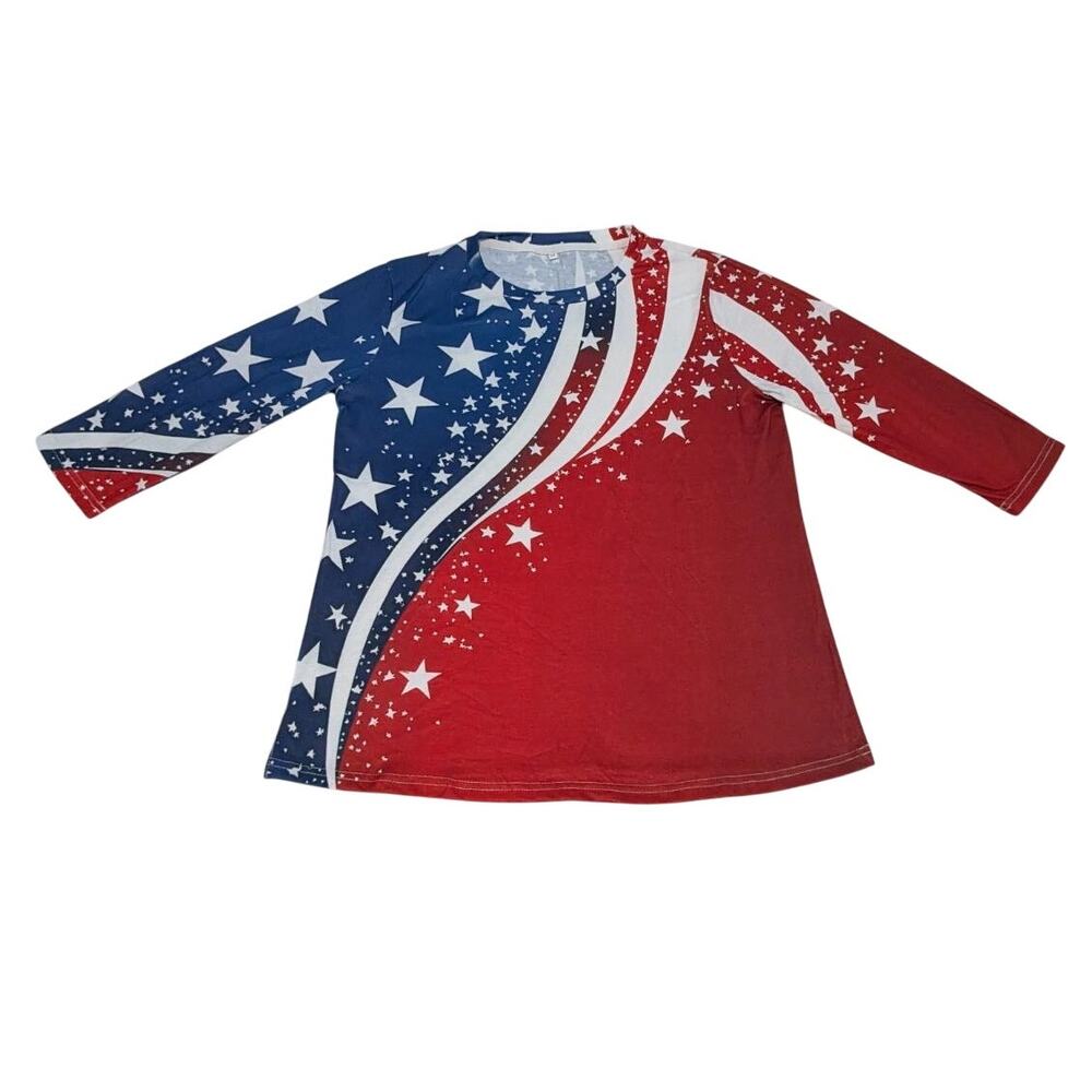 American Flag Women's Long Sleeve Shirt